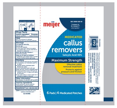 Image 1 (Meijer Callus Removers 6 Ct 52 005me)